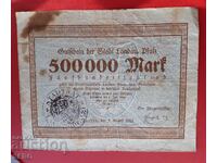 Banknote-Germany-Reiland-Pfalz-Landau-500,000 marks 1923