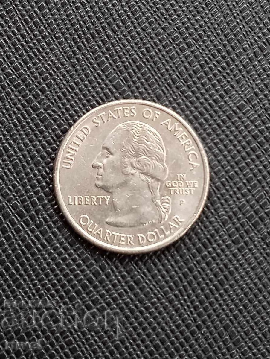 Sfertul de dolar american 2005 cu preț € 0.55 | 1.08 BGN