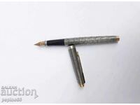 Silver Parker Pen with gold nib