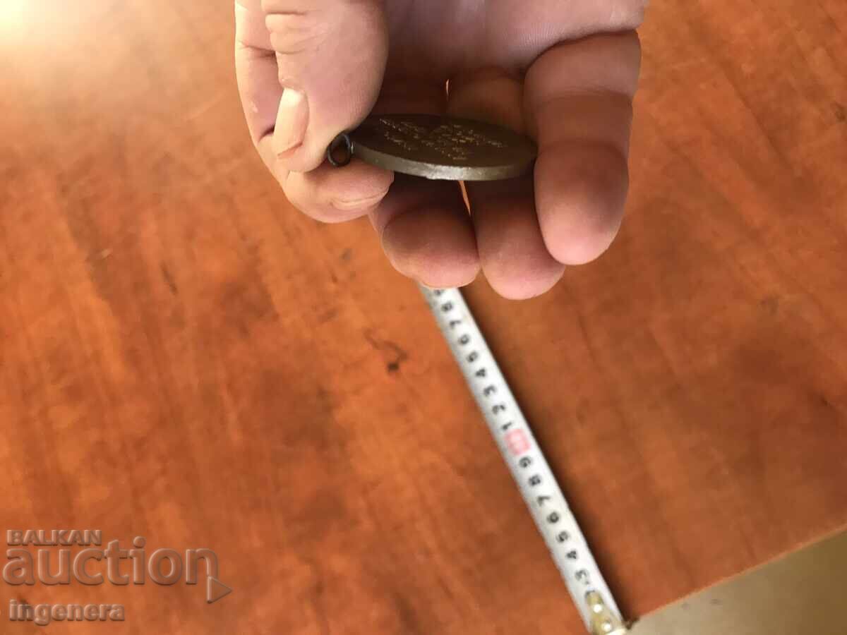 MEDALIA ECUSON PLACĂ ECUNALĂ BRONZ MĂNĂSTIRE RILA - 5