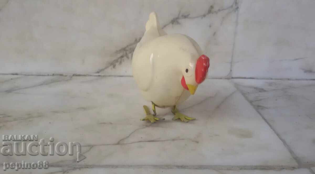Old mechanical toy jumping chicken with price 25.00 BGN | € 12.78 Old mechanical toy jumping chicken with price 25.00 BGN | € 12.78