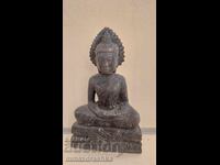 Wooden Buddha statuette