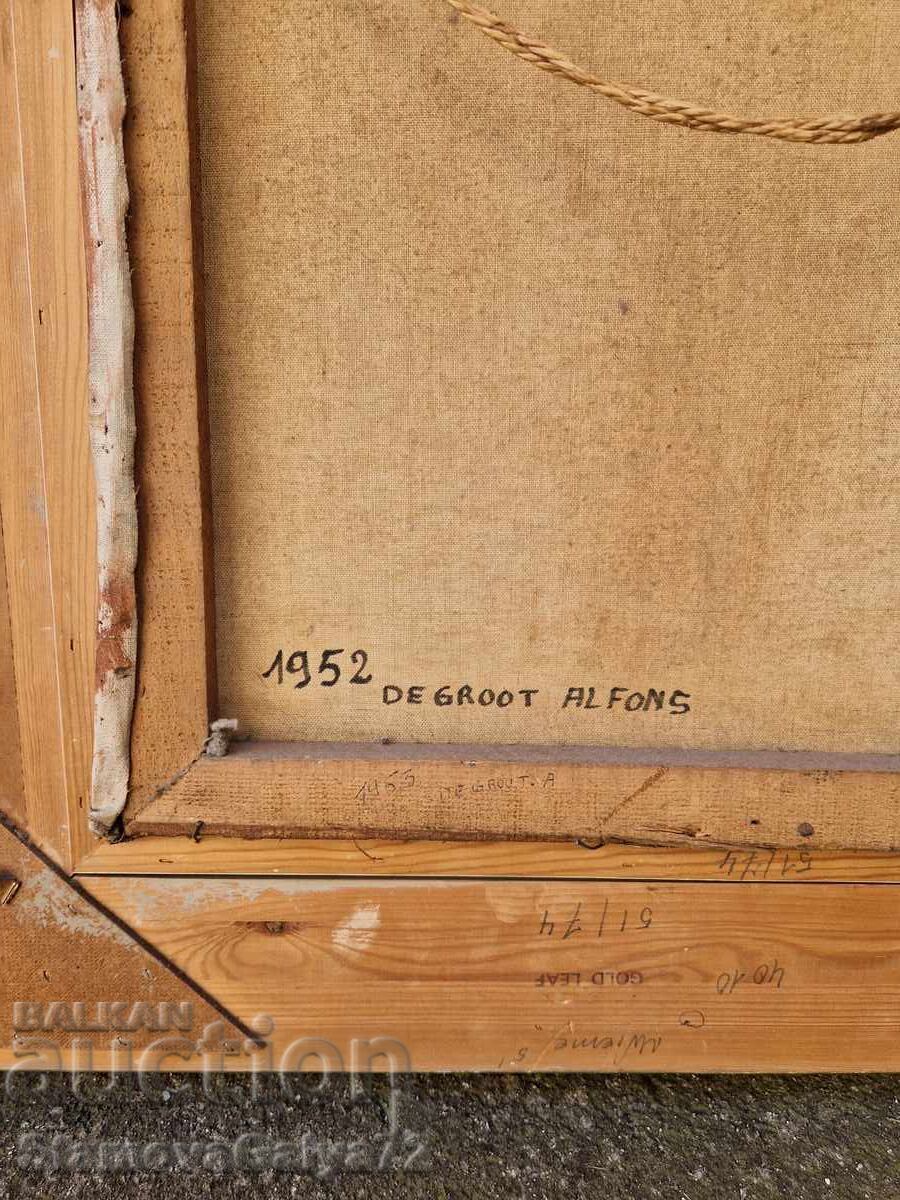 Πορτραίτο μεγάλο καμβά λαδιού κορνίζα συγγραφέα - 7 Πορτραίτο μεγάλο καμβά λαδιού κορνίζα συγγραφέα - 7