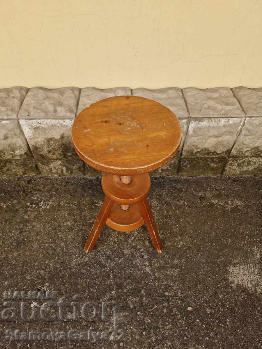 Industrial antique work stool with price 144.00 BGN | € 73.63