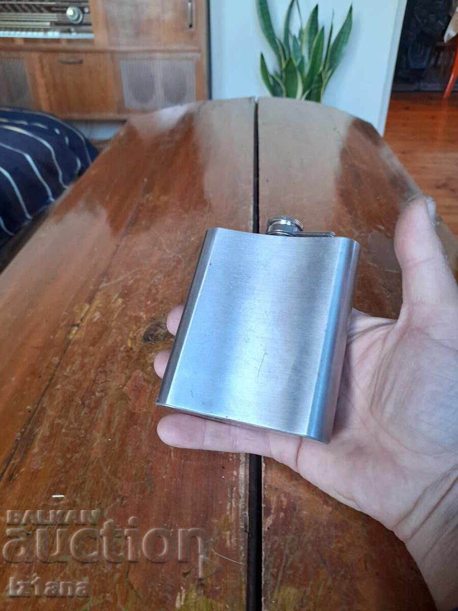 Auction Old J&B pocket flask Auction Old J&B pocket flask