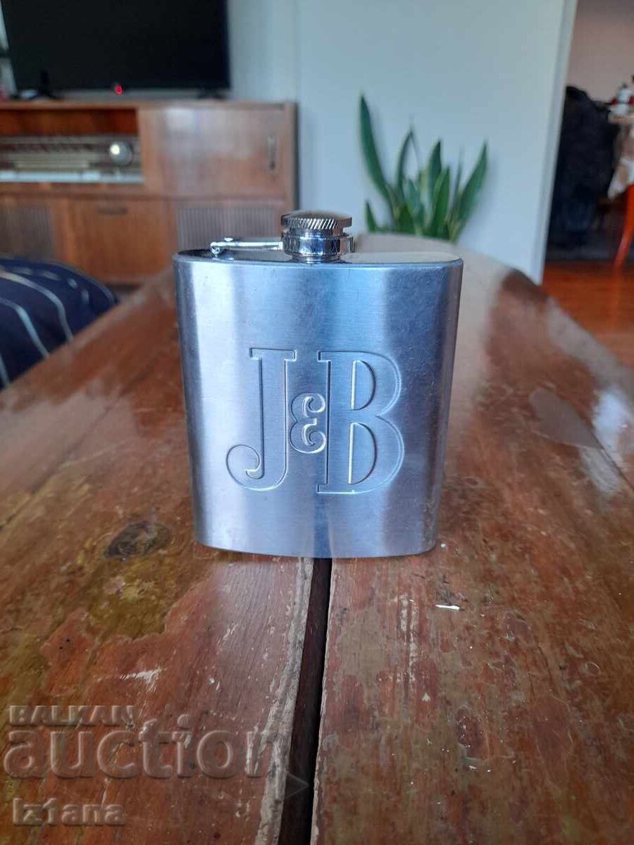 Old J&B pocket flask Old J&B pocket flask