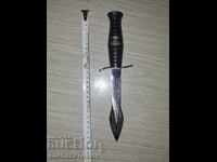 Dagger knife France for throwing blade scabbard perfect condition.