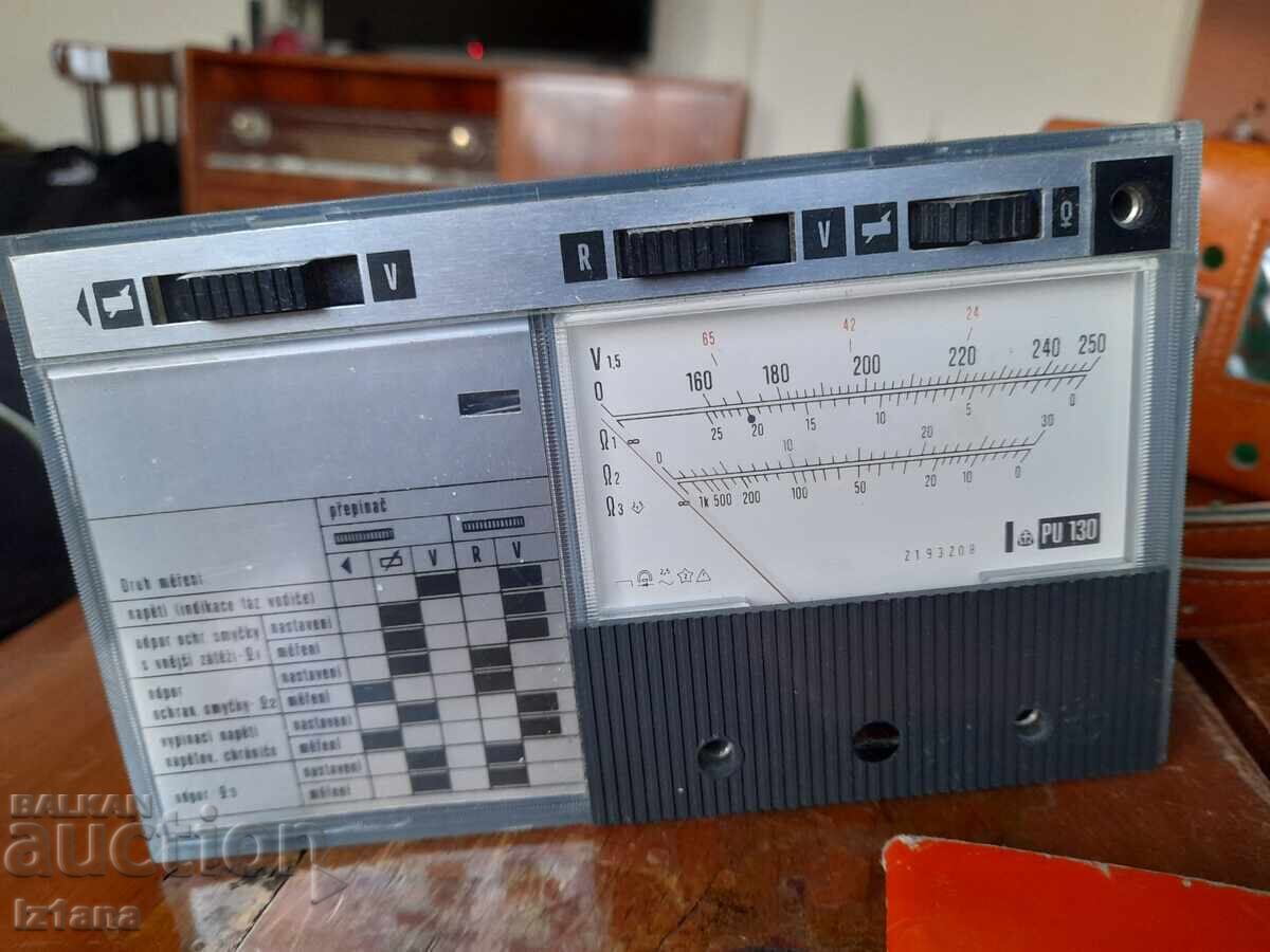 Delivery of Old Multimeter PU 130