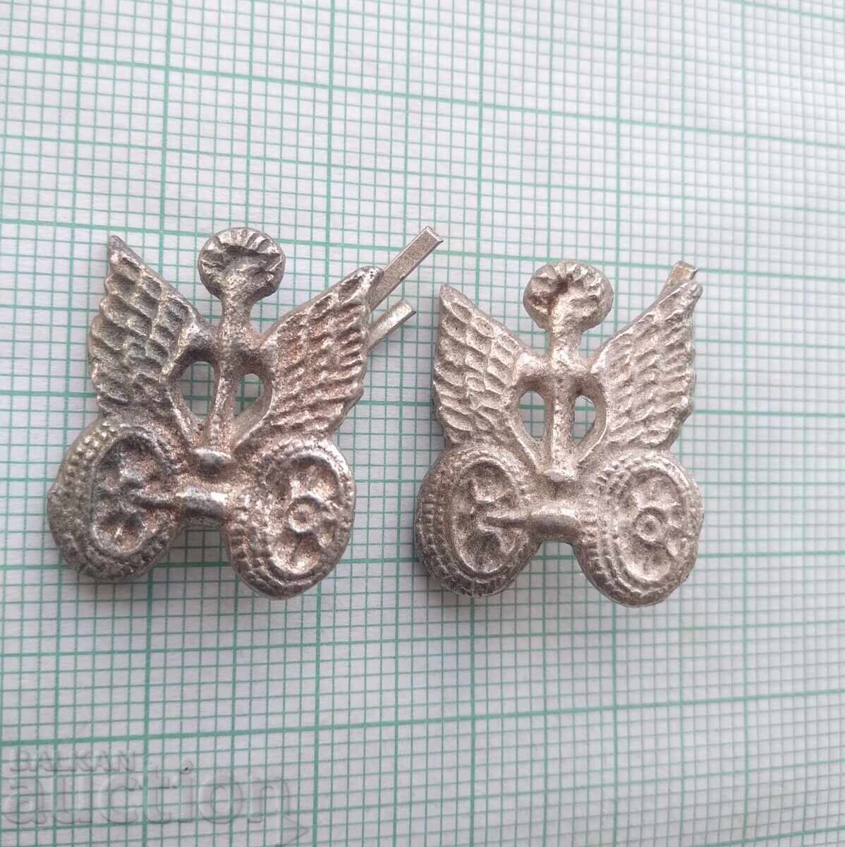 18195 Driver's monogram - LOT-2 pcs with price 2.00 BGN | € 1.02