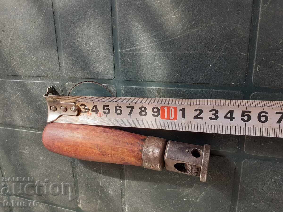 Old Bulgarian seal with mechanism Plovdiv Railway Station - 7