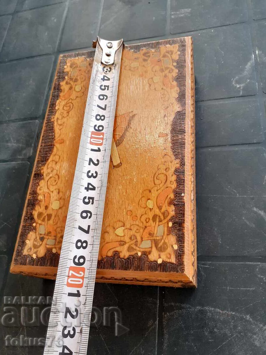 Old wooden cigarette case - 7 Old wooden cigarette case - 7