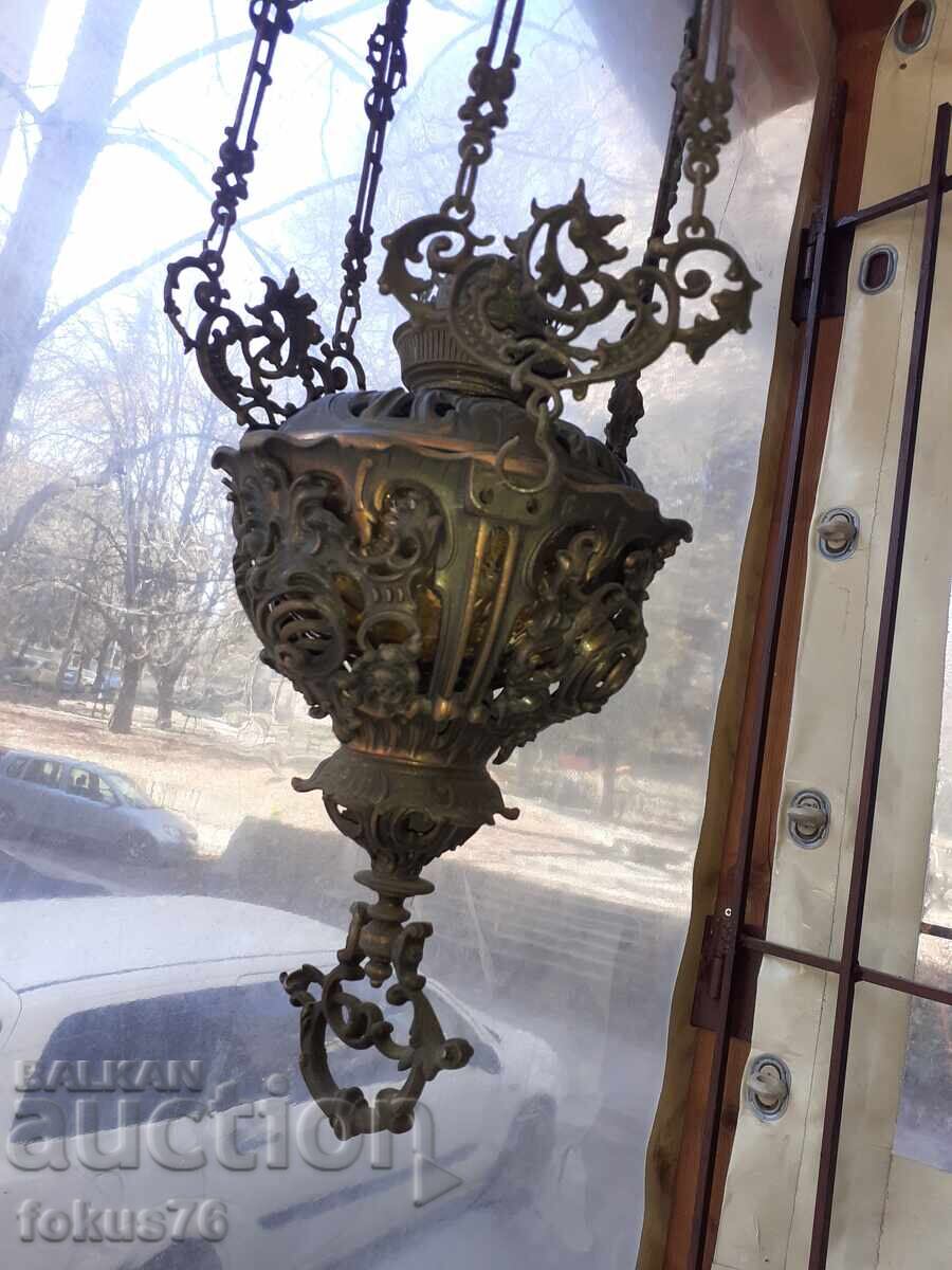 Great cast iron chandelier lampshade gas with price 350.00 BGN | € 178.95