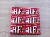 NEW AUDIO CASSETTES - SONY HF60 - 6 pieces