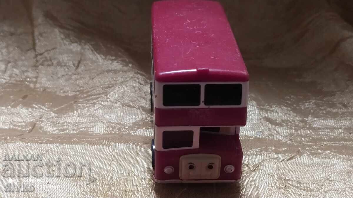 Double-decker bus trolley with price 1.99 BGN | € 1.02 Double-decker bus trolley with price 1.99 BGN | € 1.02