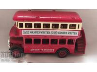 Double-decker bus trolley English