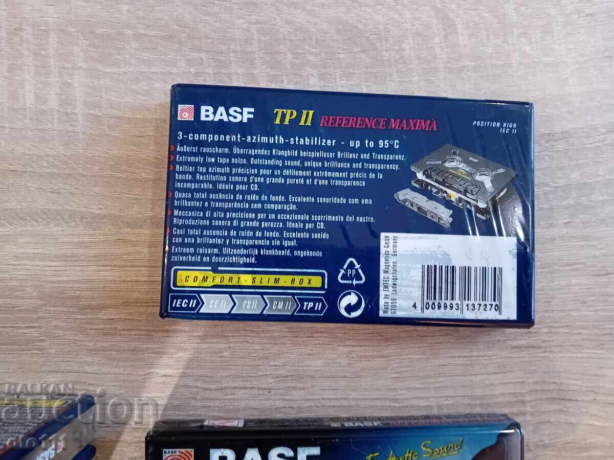 NEW AUDIO CASSETTES - BASF TP II 90 - 4 pieces with price 60.00 BGN | € 30.68 NEW AUDIO CASSETTES - BASF TP II 90 - 4 pieces with price 60.00 BGN | € 30.68