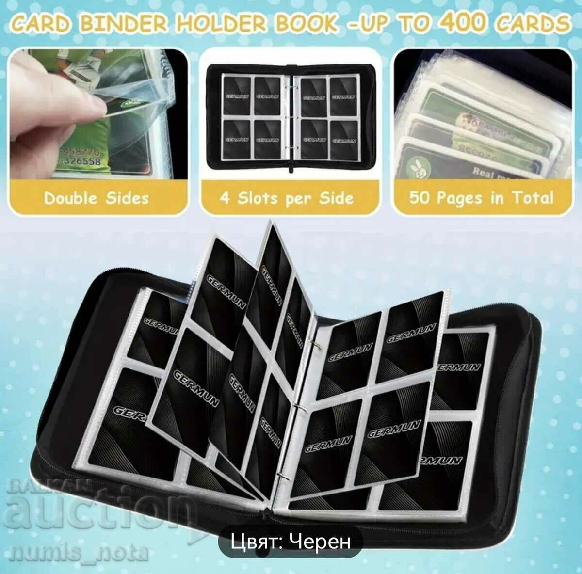 Delivery of album for 400 cards Pokenon, Yu-Gi-Oh and others Delivery of album for 400 cards Pokenon, Yu-Gi-Oh and others