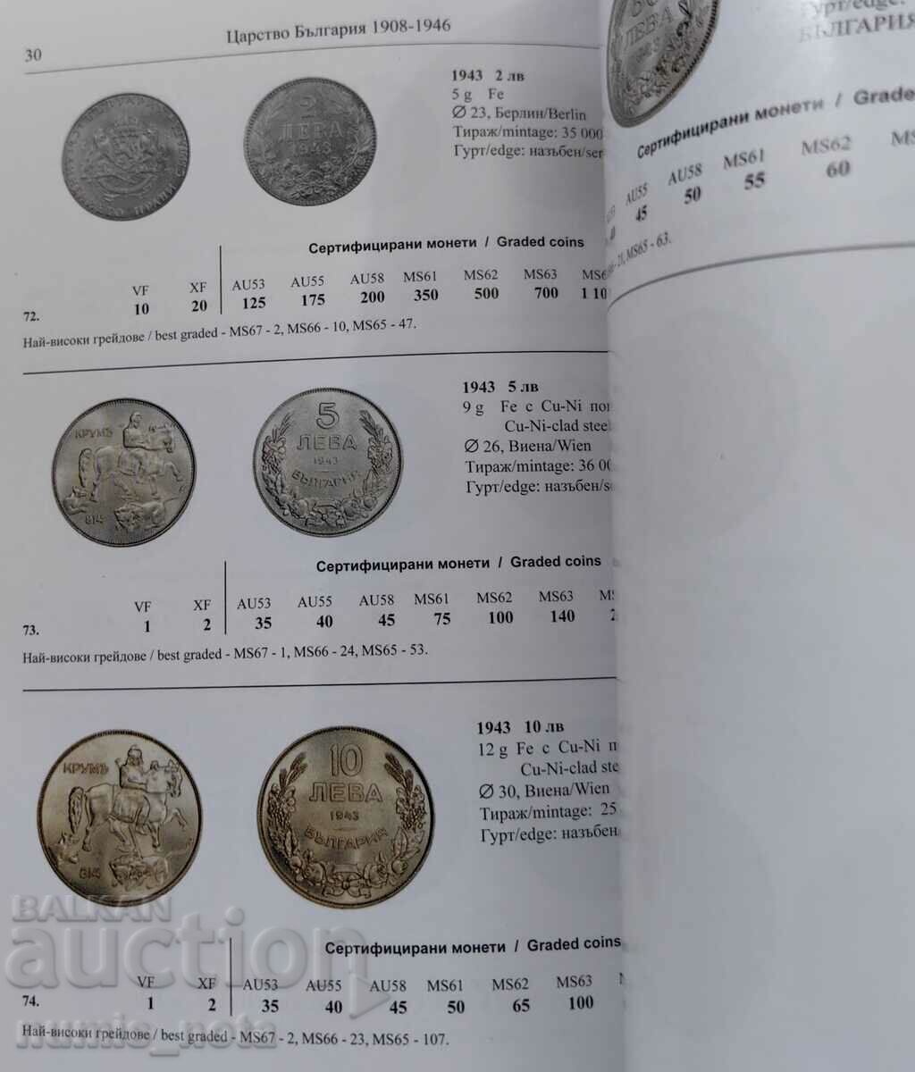 Δημοπρασία Νέος! Κατάλογος βουλγαρικών νομισμάτων 2025 /c Δημοπρασία Νέος! Κατάλογος βουλγαρικών νομισμάτων 2025 /c