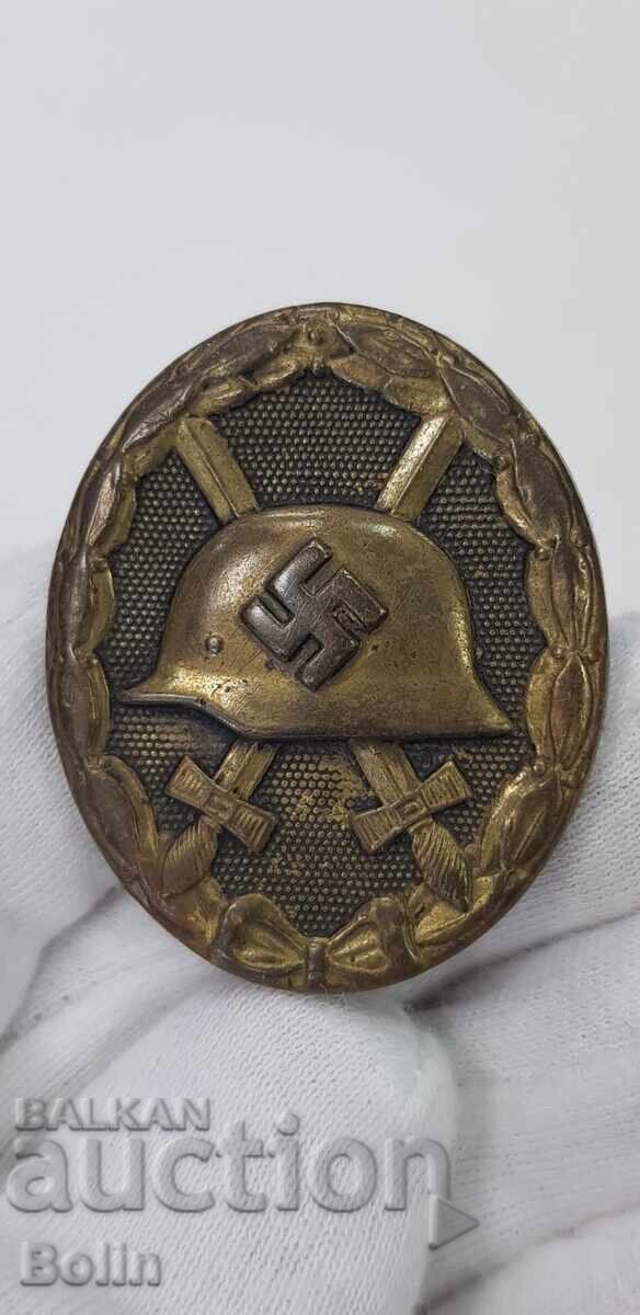 Много рядък знак, значка за раняване I-ва степен - Германия