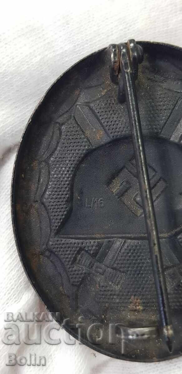 Auction  Rare badge, III degree wounding badge - Germany