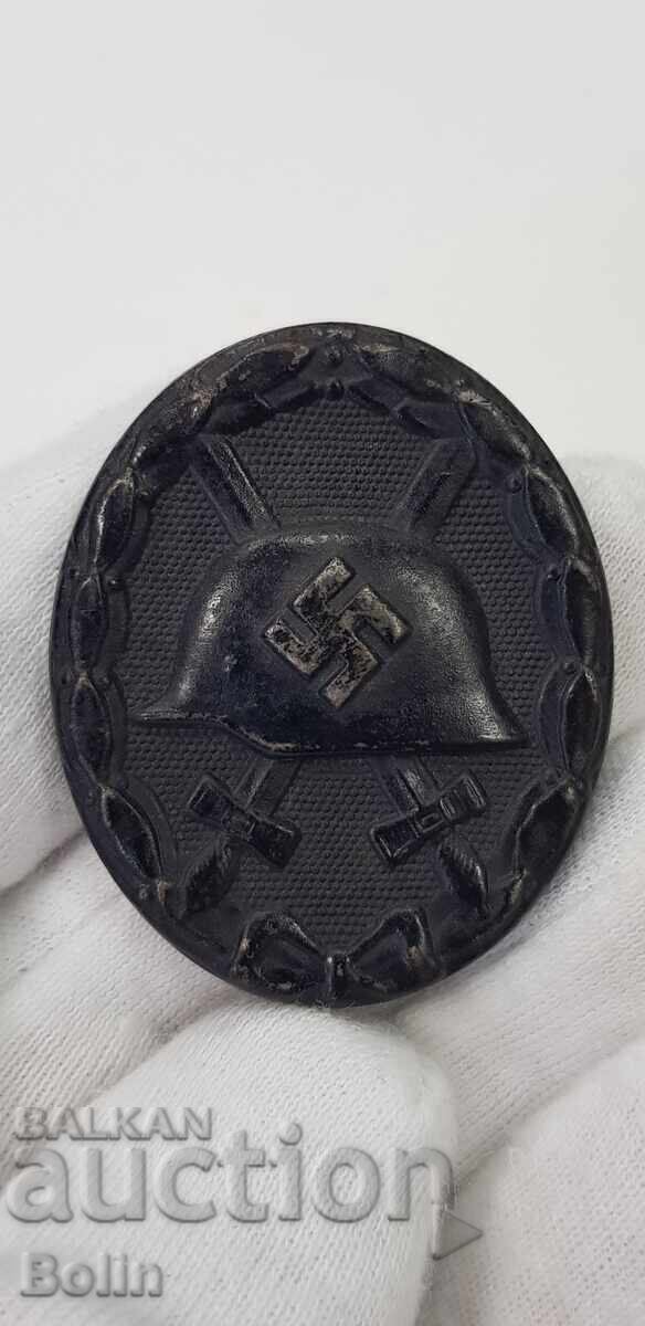 Рядък знак, значка за раняване III-та степен - Германия