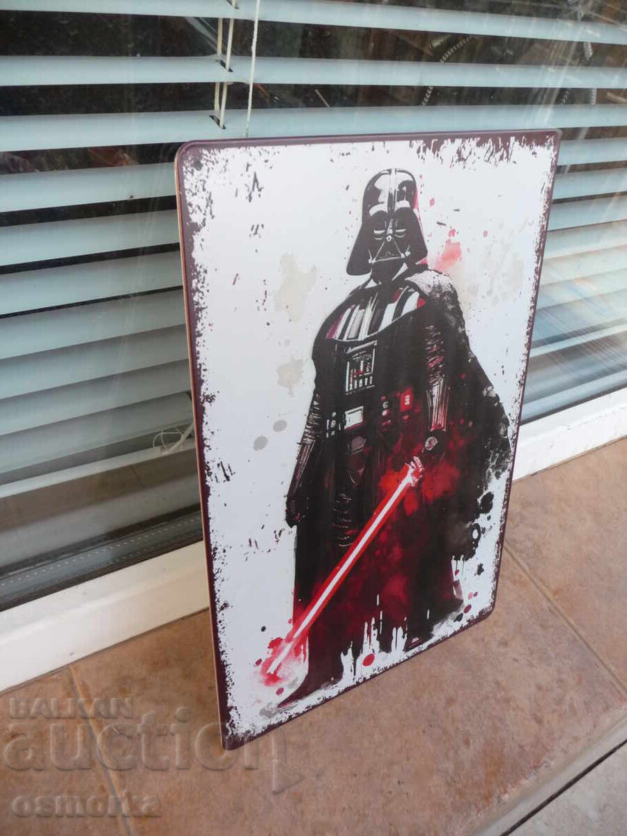 Metal sign movie Darth Vader Star Wars Star Wars with price 18.00 BGN | € 9.20