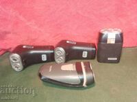 Four PHILIPS shavers