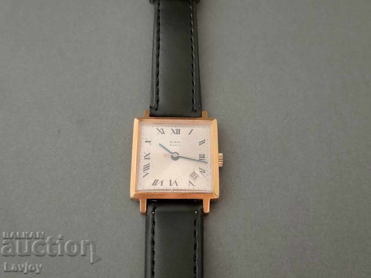 Slava *** Slava au ***gold-plated retro men's watch - 5 Slava *** Slava au ***gold-plated retro men's watch - 5