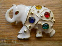 brooch - elephant (enamel)