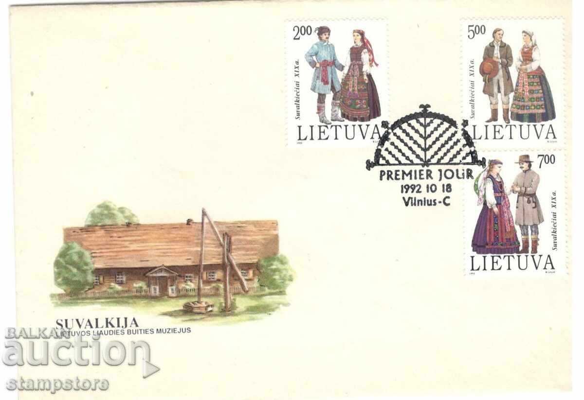FDC Lithuania - Εθνικές φορεσιές FDC Lithuania - Εθνικές φορεσιές