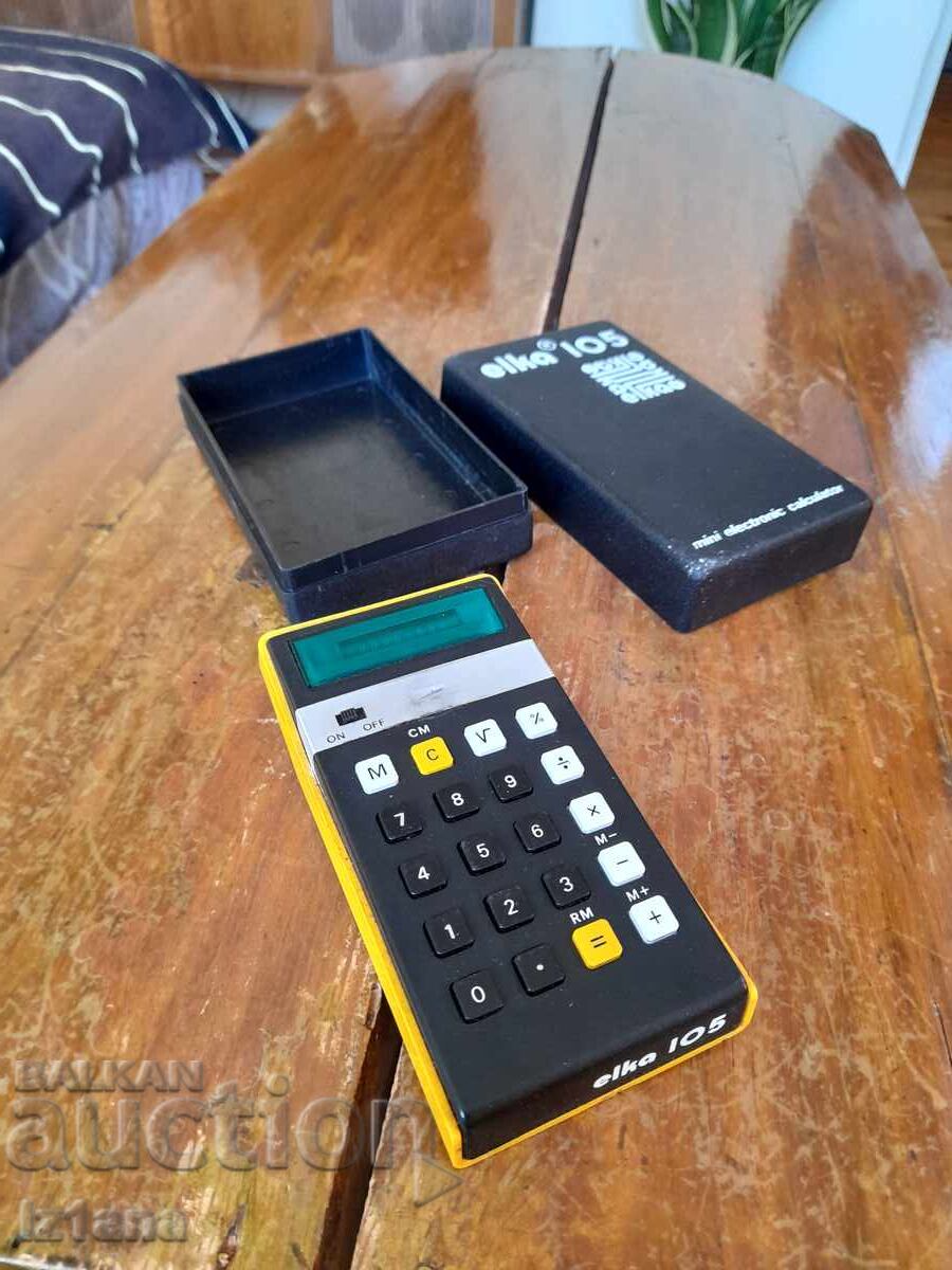 Vechiul calculator Elka 105 cu preț 80.00 BGN | € 40.90 Vechiul calculator Elka 105 cu preț 80.00 BGN | € 40.90