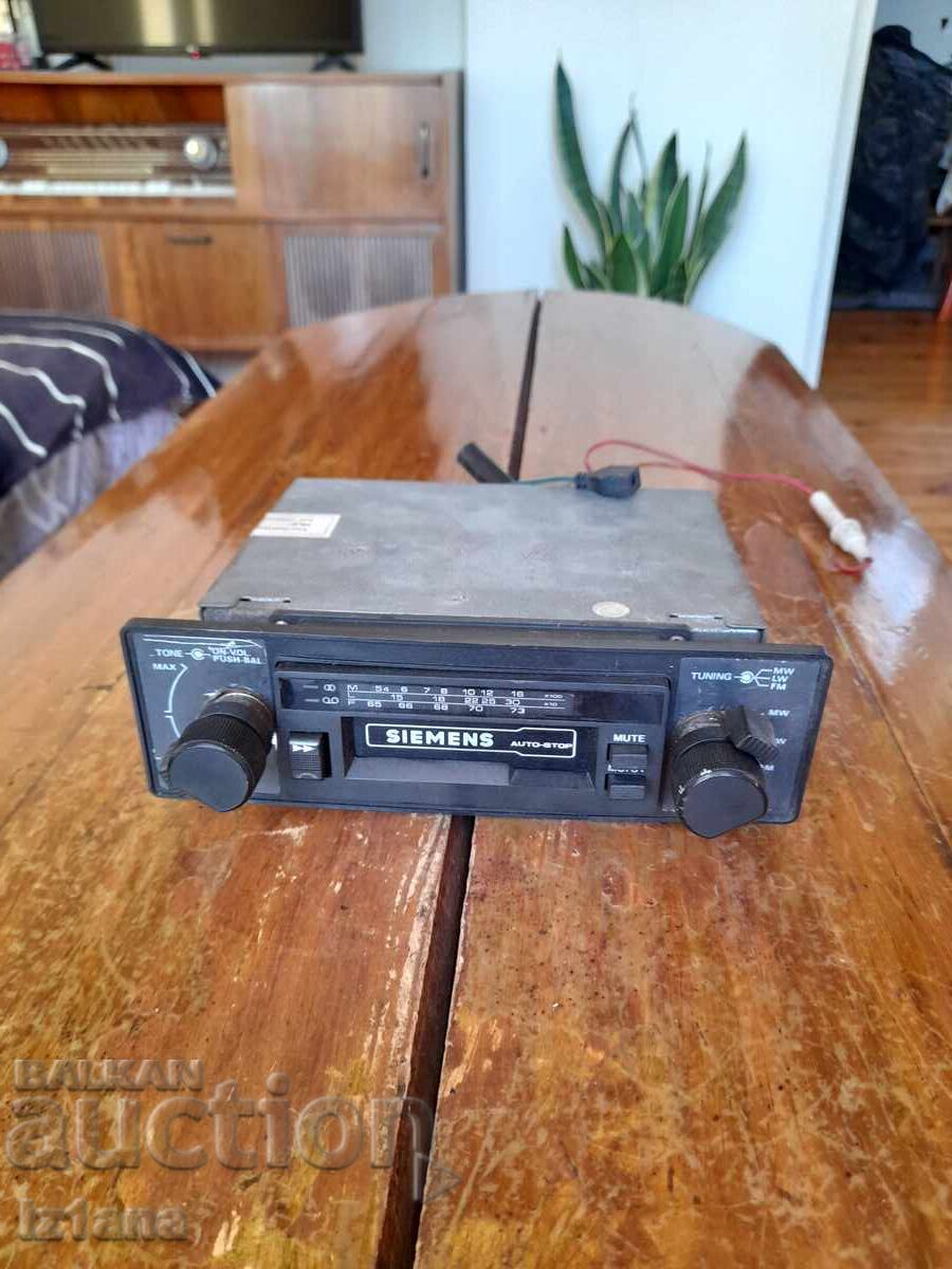 Old Siemens radio cassette player Old Siemens radio cassette player