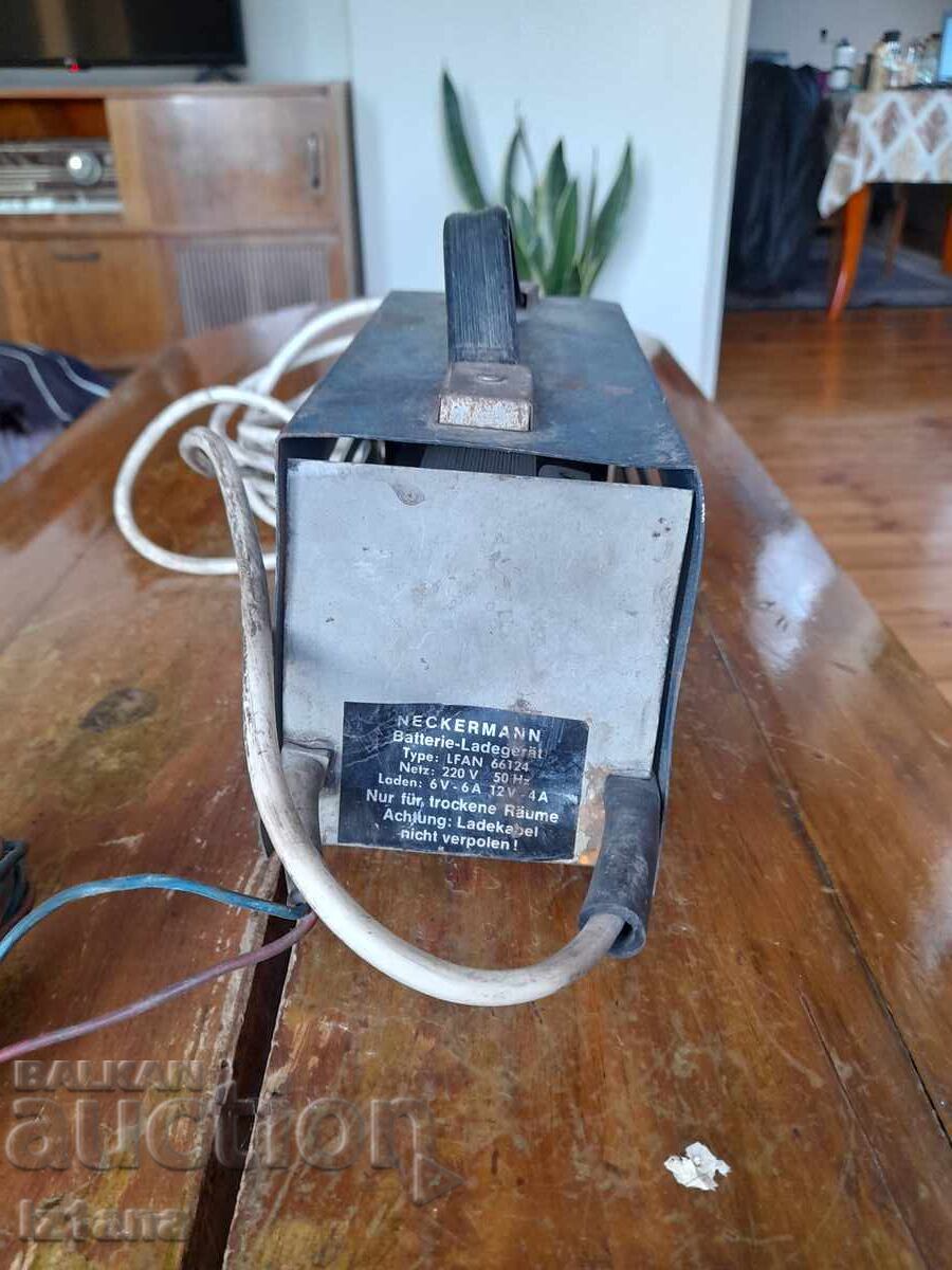 Auction Old Neckermann battery charger Auction Old Neckermann battery charger