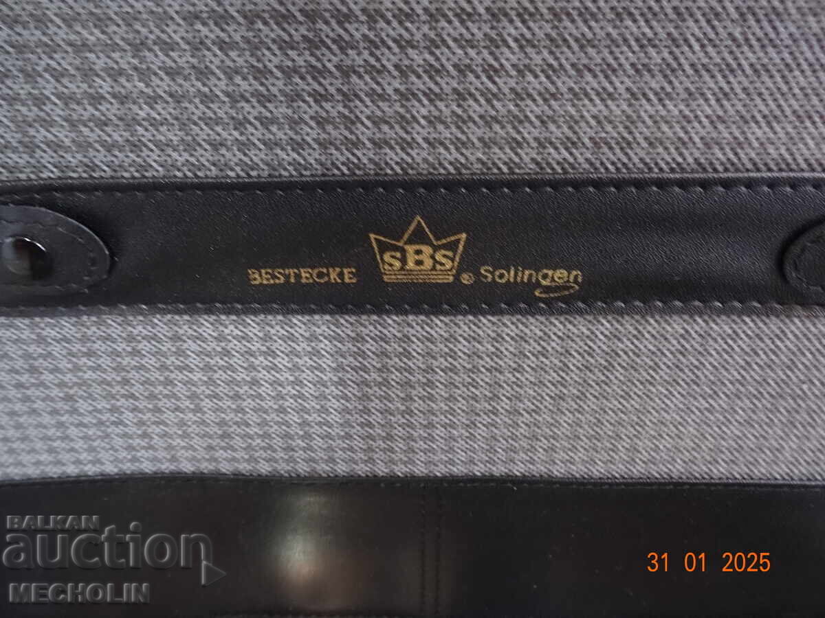 solingen SBS BESTECKE cutlery 23 K GOLD PLATED with price 300.00 BGN | € 153.39