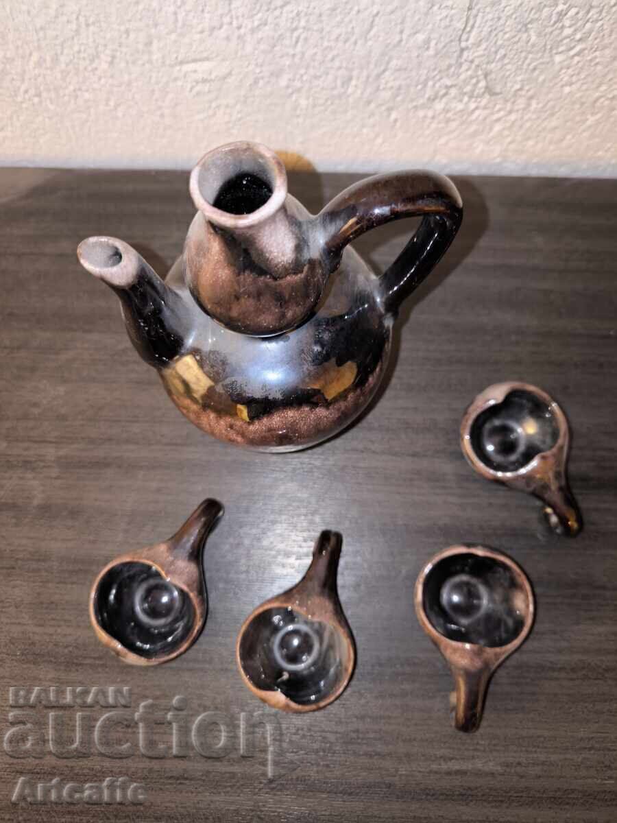 Serviciu ceramica pentru rachiu incalzit - 6