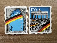 RFG/RFG - 1 an de la căderea Zidului Berlinului (1990) MNH