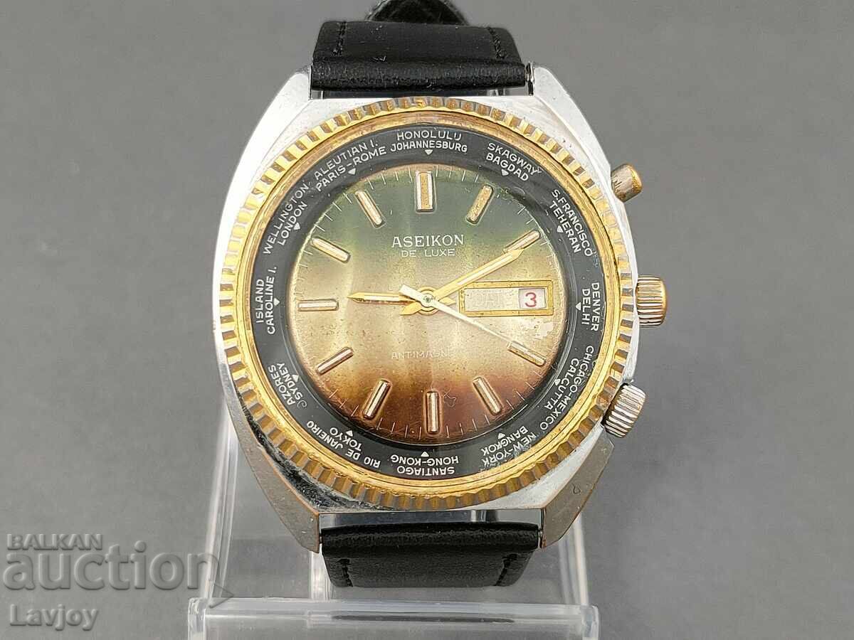 ASEIKON De Luxe Antimagnetic Swiss retro model with price 180.00 BGN | € 92.03 ASEIKON De Luxe Antimagnetic Swiss retro model with price 180.00 BGN | € 92.03