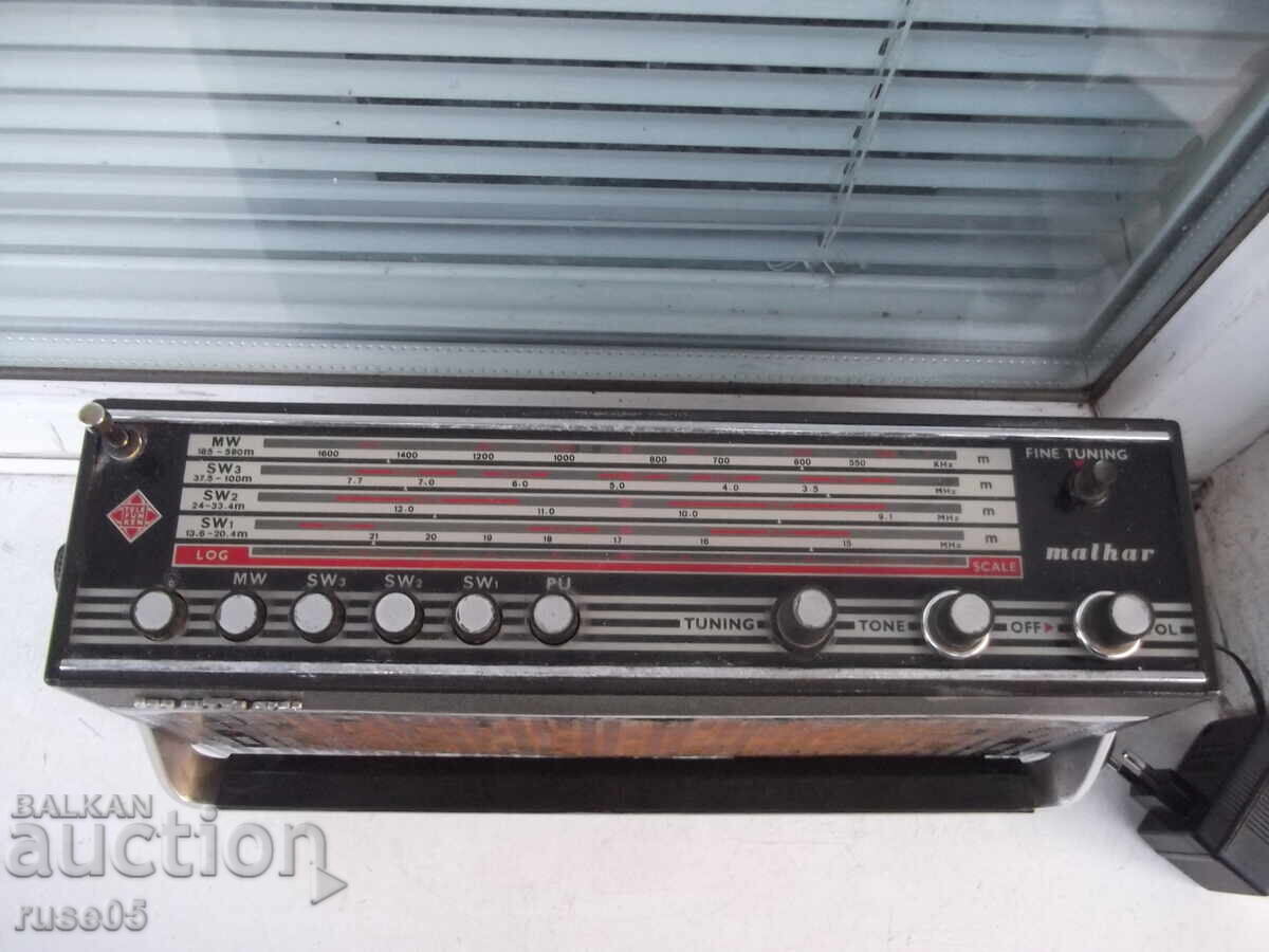 Radio transistor "TELEFUNKEN-malhar" with power supply working - 7 Radio transistor "TELEFUNKEN-malhar" with power supply working - 7