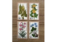 FRG/FRG - Charity stamps - Flowers (1978) MNH