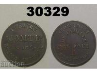 Token Franța 1827-1846 Teatrul COMTE