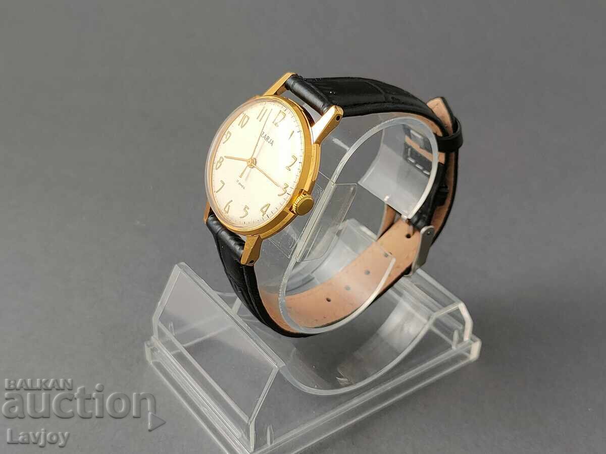 Доставка на Заря☭Zarja☭ au 10 позлатен ретро часовник Доставка на Заря☭Zarja☭ au 10 позлатен ретро часовник