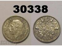 Marea Britanie 6 pence 1934 Argint