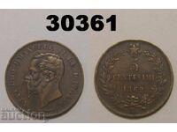 Italia 5 centesimi 1862 N