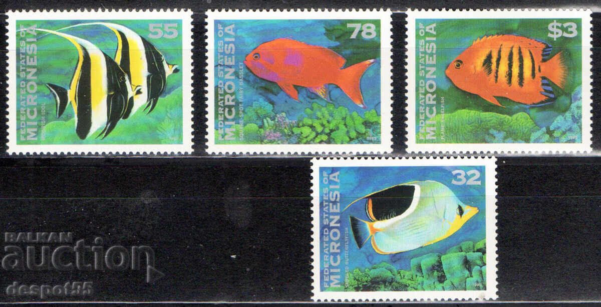 1995. Micronezia. Pești.