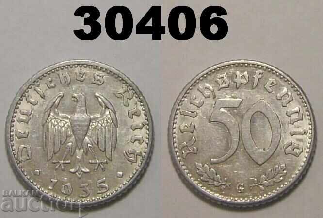 Germany 50 Pfennig 1935 G Germany 50 Pfennig 1935 G