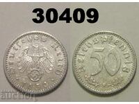 Germania 50 Pfennig 1939 F zvastica