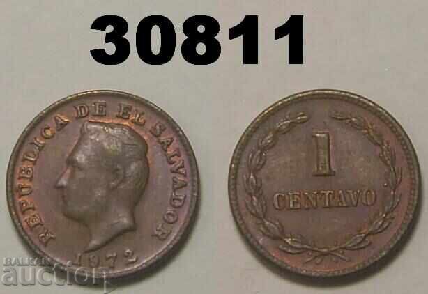 El Salvador 1 centavo 1972 El Salvador 1 centavo 1972