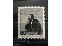 FRG/FRG - 175th anniversary of the birth of Fritz Reuter...(1985) MNH