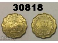 Paraguay 15 centimos 1953