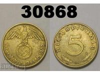 Γερμανία 5 pfennig 1939 Μια σβάστικα